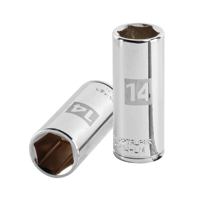 Dado tubular hexagonal encastre 1/4'' de 14 mm Truper1
