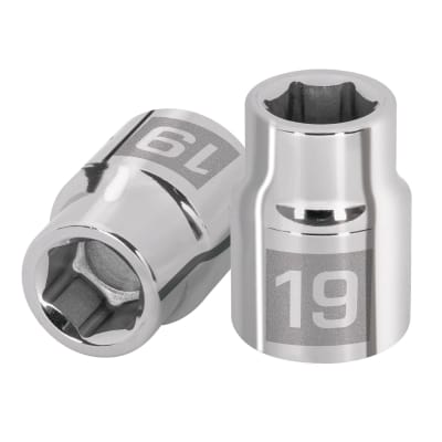Dado hexagonal encastre 3/4´´ de 19 mm, Truper