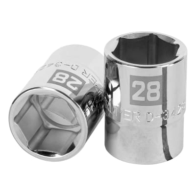 Dado hexagonal encastre 3/4´´ de 28 mm, Truper