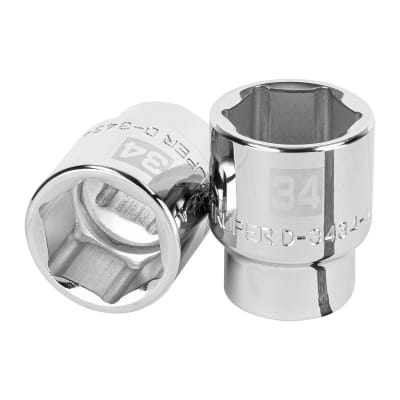 Dado hexagonal encastre 3/4´´ de 34 mm, Truper