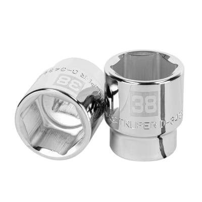 Dado hexagonal encastre 3/4´´ de 38 mm, Truper