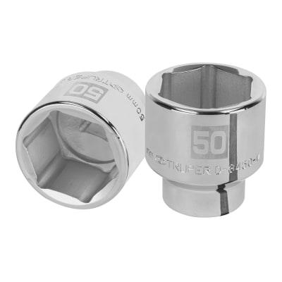 Dado hexagonal encastre 3/4´´ de 50 mm, Truper