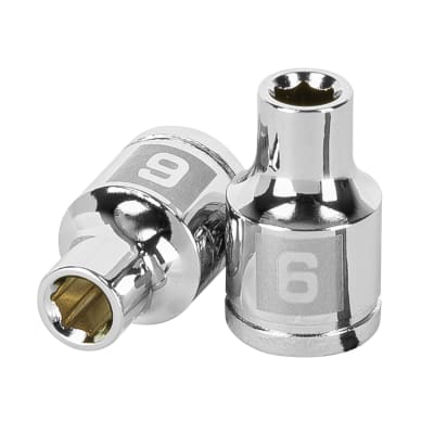 Dado hexagonal encastre 3/8'' de 6 mm. truper