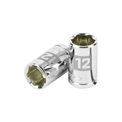 Dado hexagonal encastre 3/8'' de 12 mm. truper