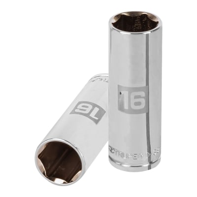 Dado tubular hexagonal encastre 3/8'' de 16 mm. truper