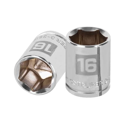 Dado hexagonal encastre 3/8'' de 16 mm. truper1