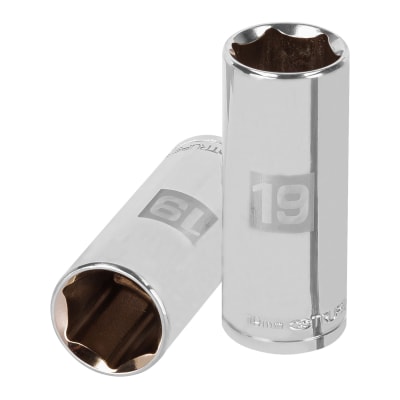 Dado tubular hexagonal encastre 3/8´´ de 19 mm, Truper