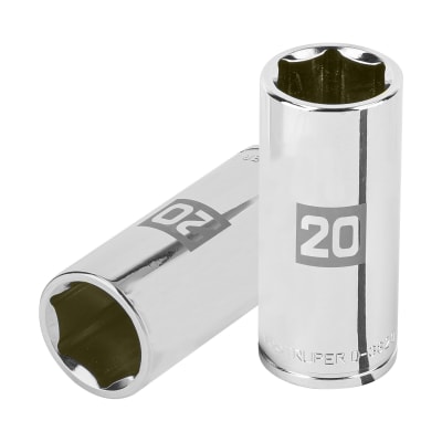 Dado tubular hexagonal encastre 3/8´´ de 20 mm, Truper