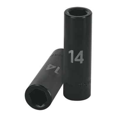 Dado tubular hexagonal encastre 1/2'' de impacto de 14 mm Truper