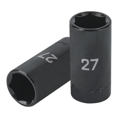 Dado tubular hexagonal encastre 1/2´´ de impacto de 27 mm, Truper