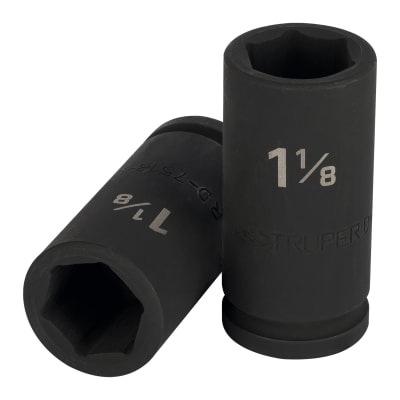 Dado tubular hexagonal encastre 3/4'' de impacto de 1-1/8''