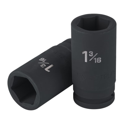 Dado tubular hexagonal encastre 3/4´´ de impacto de 1-3/16´´, Truper