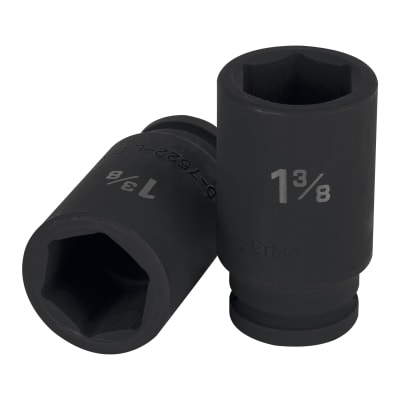 Dado tubular hexagonal encastre 3/4´´ de impacto de 1-3/8´´, Truper