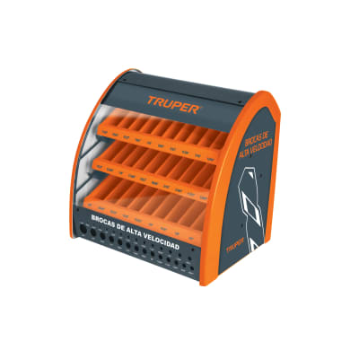 Despachador grande de brocas HSS para metal, Truper1