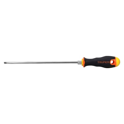 Desarmador cabinet 3/16´´ x 8´´ mango Comfort Grip, Truper1