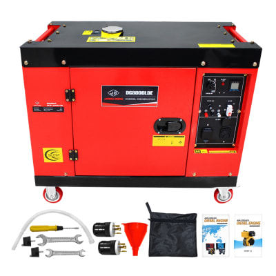 Generador Diesel Silencioso Encapsulado 8000w 4 Tiempos JiangDong1