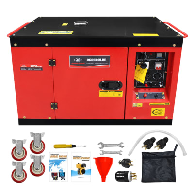 Generador Diesel Silencioso Encapsulado 9500w 4 Tiempos JiangDong