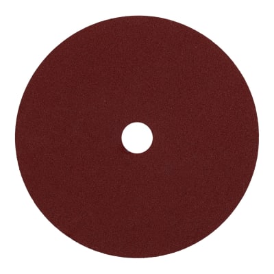 Disco de lija de 7´´ con respaldo de fibra, grano 120, Truper