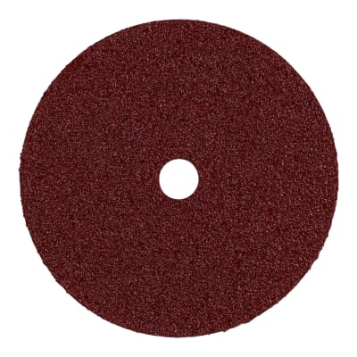 Disco de lija de 7´´ con respaldo de fibra, grano 24, Truper