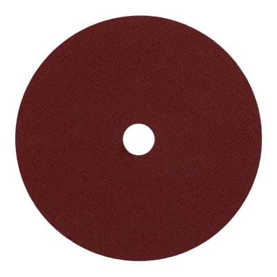 Disco de lija de 7´´ con respaldo de fibra, grano 80, Truper