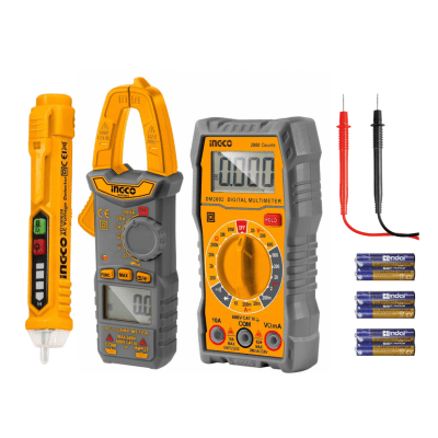 Kit de 3 herramientas para pruebas eléctricas Ingco