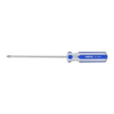 Desarmador de cruz 1/4 x 6´´ mango de PVC, Pretul