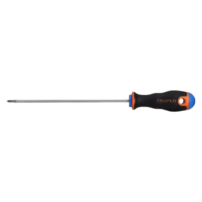 Desarmador de cruz 1/8'' x 6'' mango comfort grip. truper