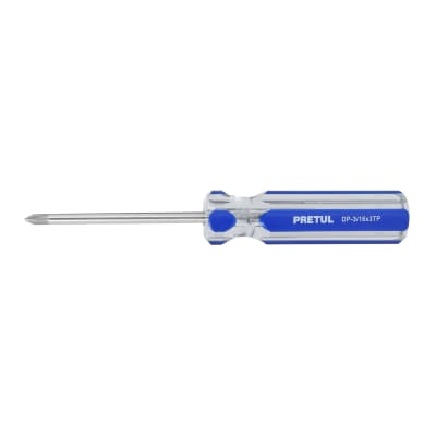 Desarmador de cruz 3/16 x 3´´ mango de PVC, Pretul