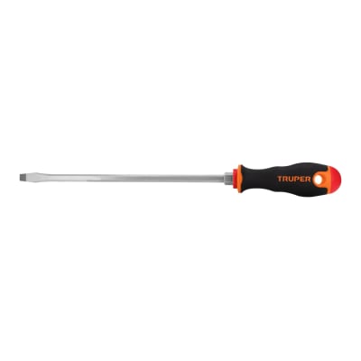 Desarmador plano 5/16´´ x 10´´ mango Comfort Grip, Truper