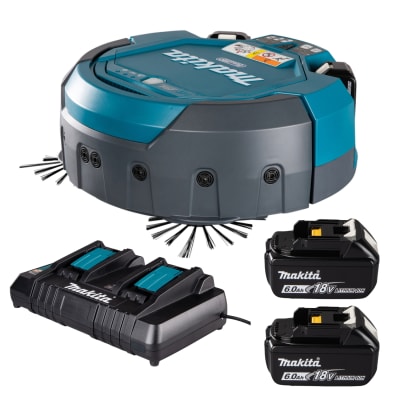 Aspiradora Robot 18V LXT + 2 Baterias 6ah Makita
