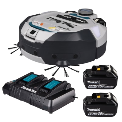 Aspiradora Robot 18V LXT + con sensor Lidar 2 Baterias 6ah Makita