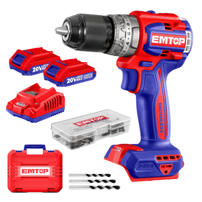 Taladro percutor 60nm chuck metálico industrial Emtop1