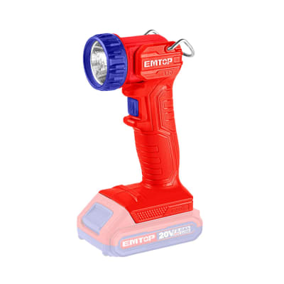 Lámpara de trabajo 150 lúmenes inalámbrica 20v Emtop1