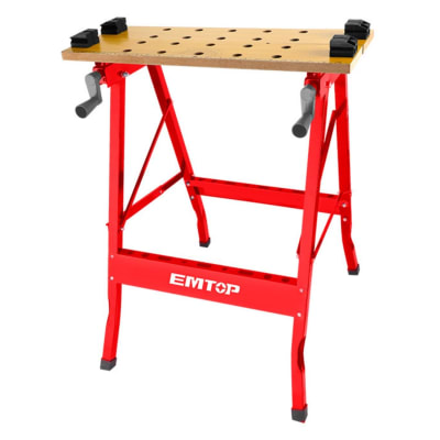 Mesa de trabajo plegable 605x630x750mm Emtop1