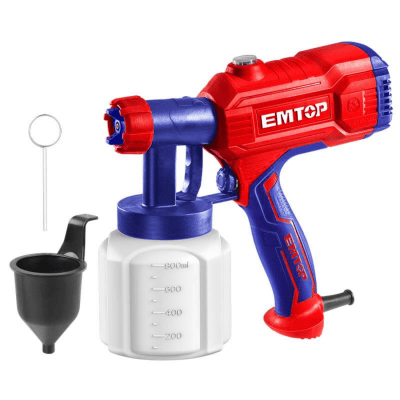 Pistola para pintar 450w 800ml Emtop1