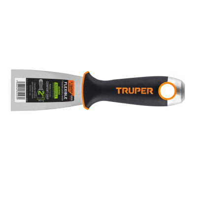Espátula flexible 2'' acero inox. mango Comfort Grip, Expert Truper