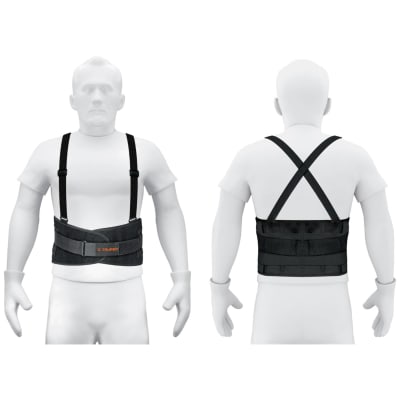 Faja lumbar con tercer cinturón talla XL Truper