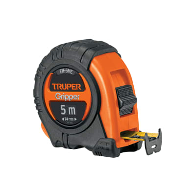 Wincha contra impactos 5 m cinta 19 mm grad. métrica. truper