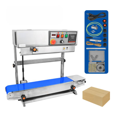 Selladora de Banda 650w de Acero inoxidable Vertical Safari