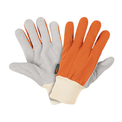Guantes carnaza y loneta, uso ligero, Truper1