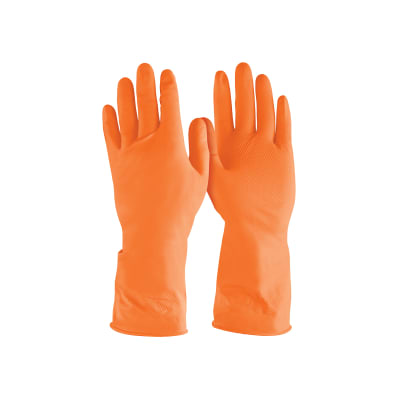 Guantes de látex para limpieza, medianos, Truper
