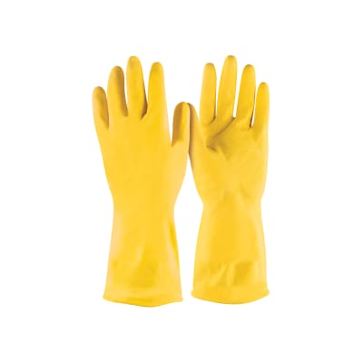 Guantes de látex para limpieza, medianos, Pretul1