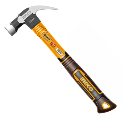 Martillo carpintero Fibra de Vidrio 16oz Ingco