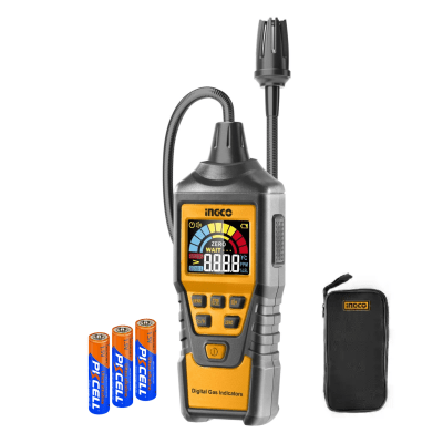 Medidor detector de fuga de gas Ingco