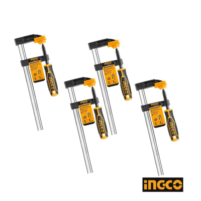 Pack x4 Prensa Sargento tipo F 50 x 150MM Industrial Ingco