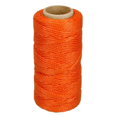 Carrete con 65 m de hilo para albañil naranja Truper