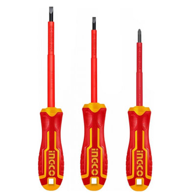 Juego de 3 Destornilladores Aislado 1000v Ingco