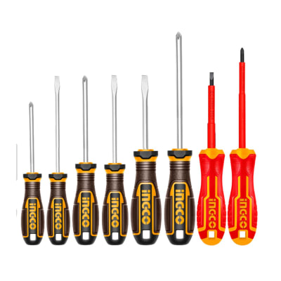 Juego de 8 destornilladores Ingco