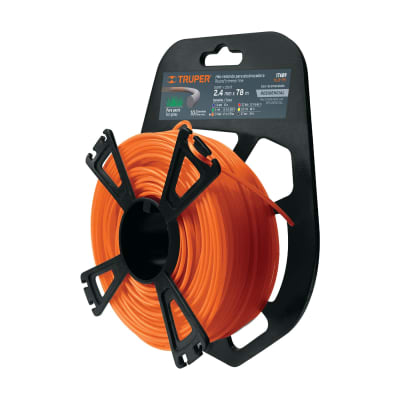 Blíster con 78 m de hilo 2.4 mm para desmalezadora Truper