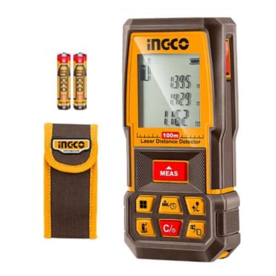 Medidor laser de distancia 100 metros Ingco